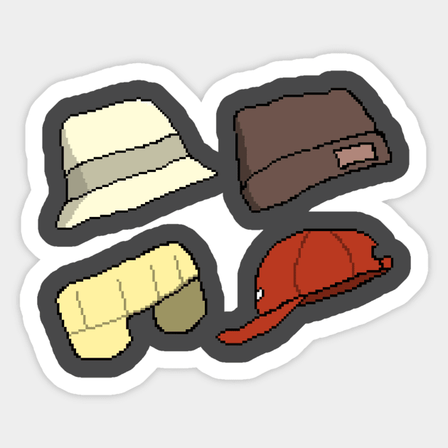 fooly cooly hats Sticker by sweendle